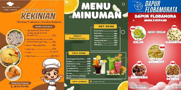 Dukung Pangan Lokal, Dapur Flobamora SMKN 3 Kupang Resmi Beroperasi