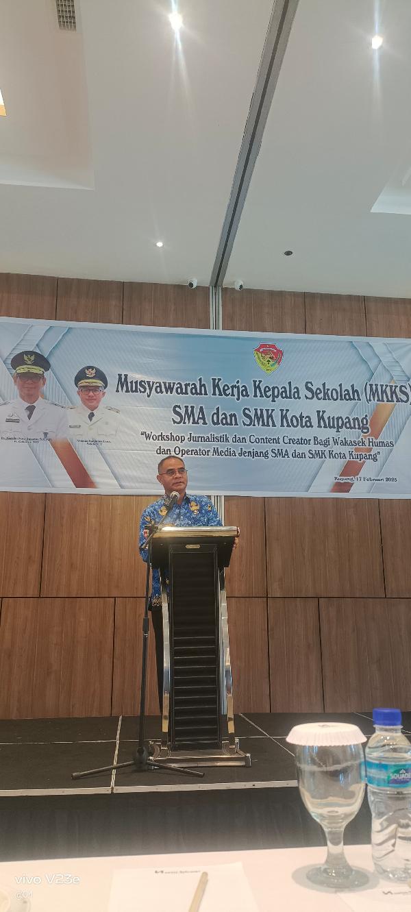 Workshop Jurnalistik dan Content Creator Bagi Wakasek Humas dan Operator Media Jenjang SMA dan SMK
